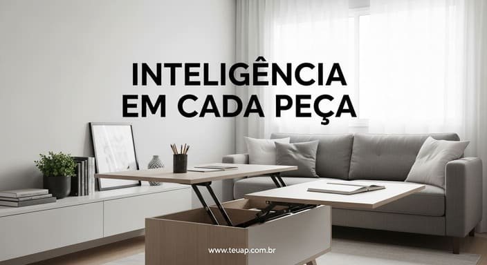 Móveis multifuncionais: Inteligência em cada peça