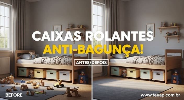 Caixas Rolantes Anti-Bagunça!