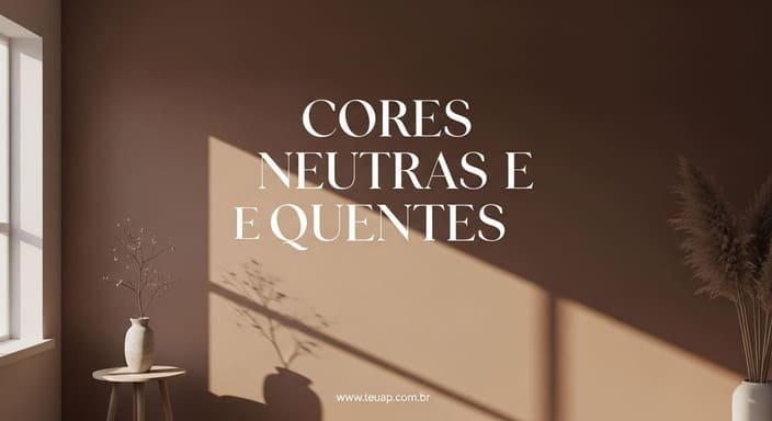 A psicologia das cores neutras e quentes