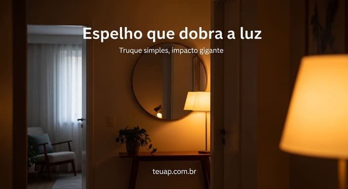 Espelho que dobra a luz