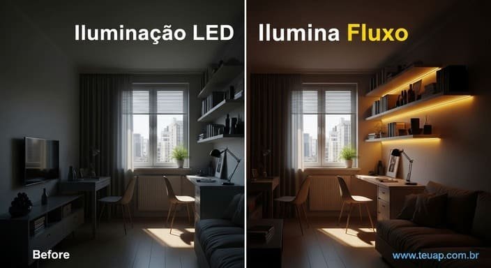 Iluminação LED Ilumina Fluxo