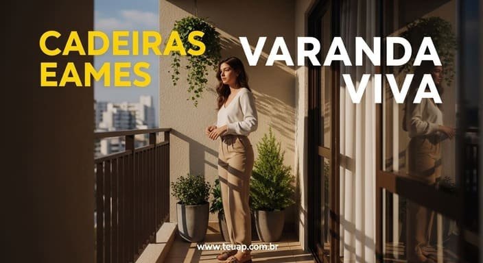 Cadeiras Eames / Varanda Viva