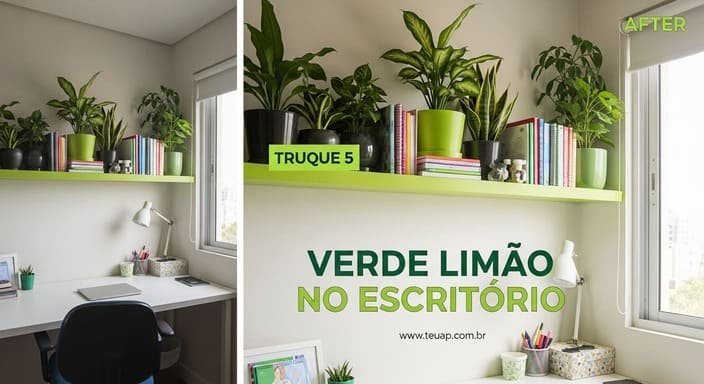 Verde Limão em Área de Trabalho para Foco Criativo