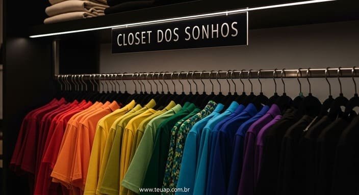 Closet Funcional com Cabides Padronizados