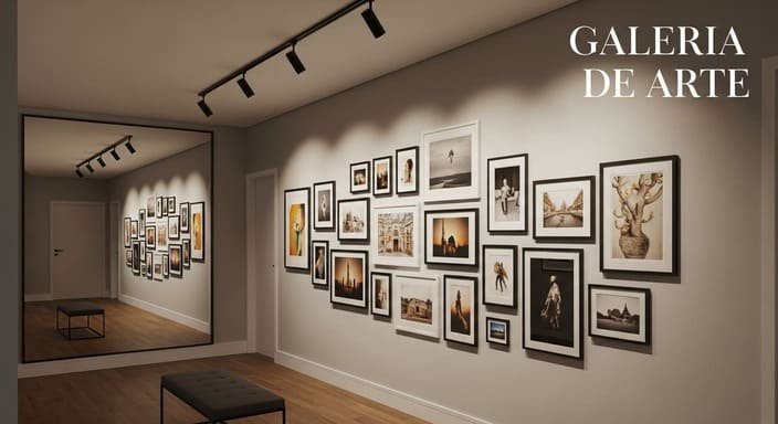Galeria de Arte no Corredor