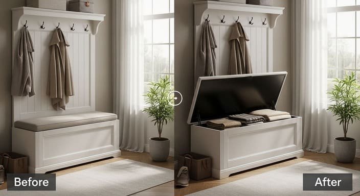 Banco com Baú: Duplo!