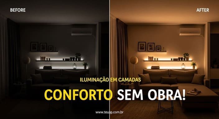 Iluminação em Camadas / Conforto Sem Obras!