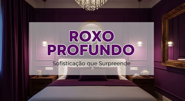 Roxo Profundo: Sofisticação que Surpreende