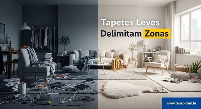 Tapetes Leves Delimitam Zonas