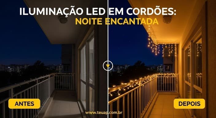 LED em Cordões: Noite Encantada