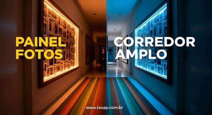 Painel Fotos / Corredor Amplo