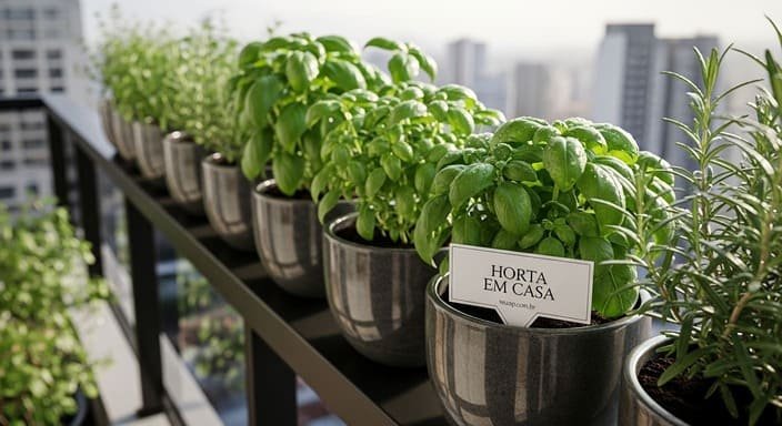 Aromaterapia viva: Sua horta particular