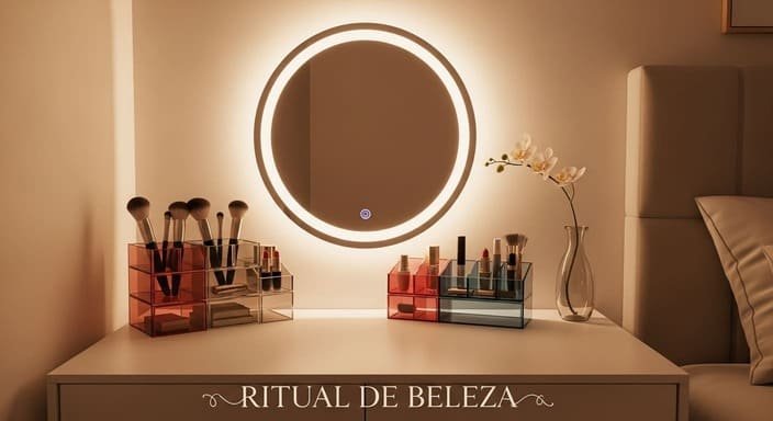 Penteadeira Compacta: Ritual de Autocuidado