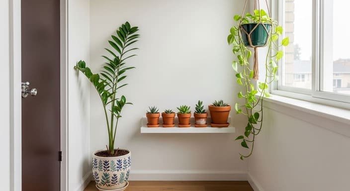 Plantas e Natureza: Vida e Frescor na Entrada