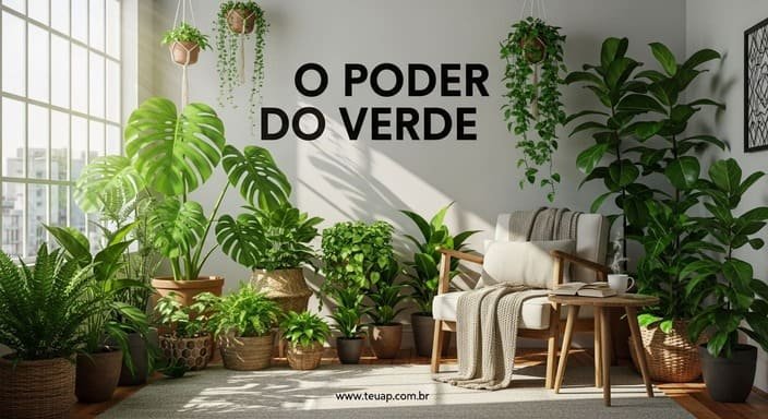 O poder do verde: Biofilia no cotidiano