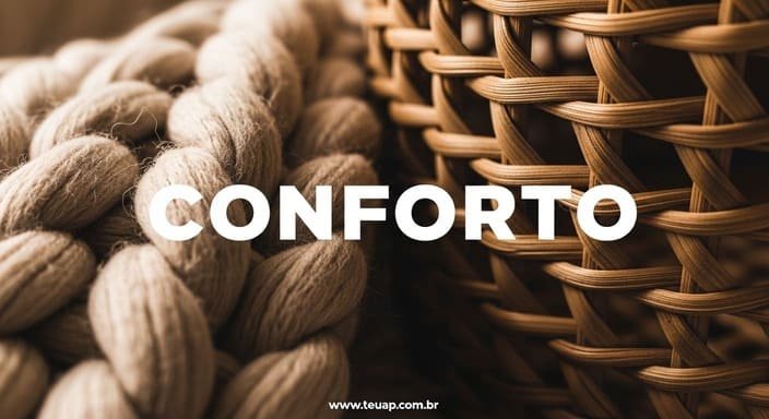 Texturas que trazem conforto sensorial