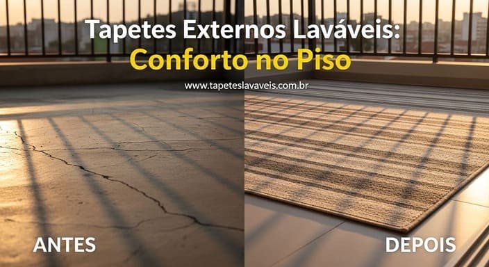 Tapetes Laváveis: Conforto no Piso