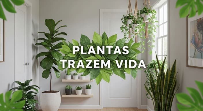 Plantas: Vida e Frescor no Corredor