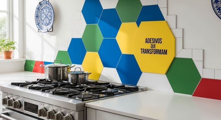 Adesivos e papéis de parede removíveis