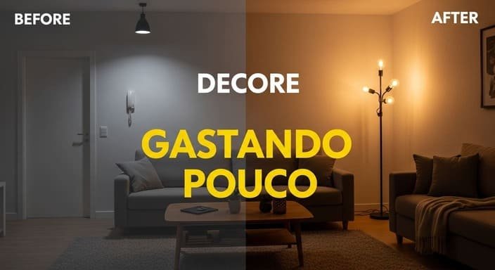 Sala bonita sem gastar muito