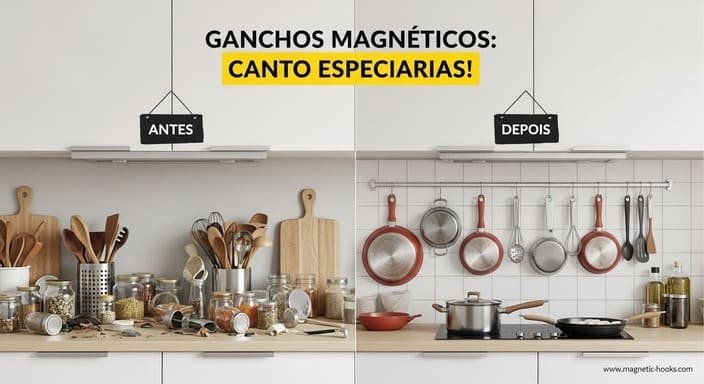 Ganchos Magnéticos: Especiarias!