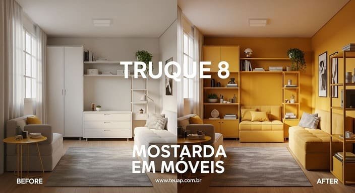 Mostarda em Móveis para Multifuncionalidade