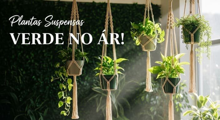 Plantas Suspensas para Ar Puro