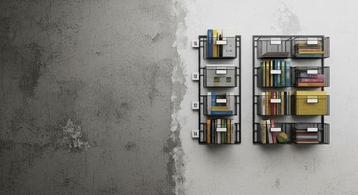 Suportes de Parede: Organização Aérea