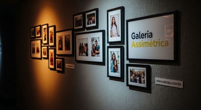 Galeria de Quadros Assimétrica