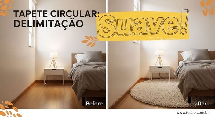 Tapete Circular: Suave!