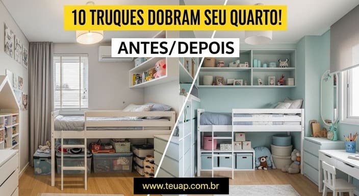 Organize o Quarto de Criança Pequeno: 10 Truques de Design que Dobram o Espaço