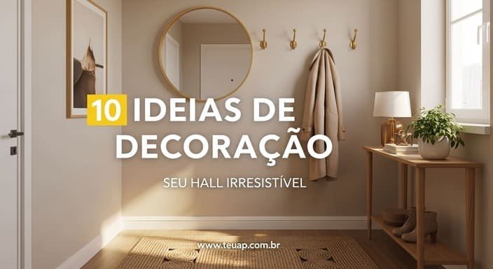 Decoração de Hall: 10 Ideias que Deixam Sua Entrada Irresistível