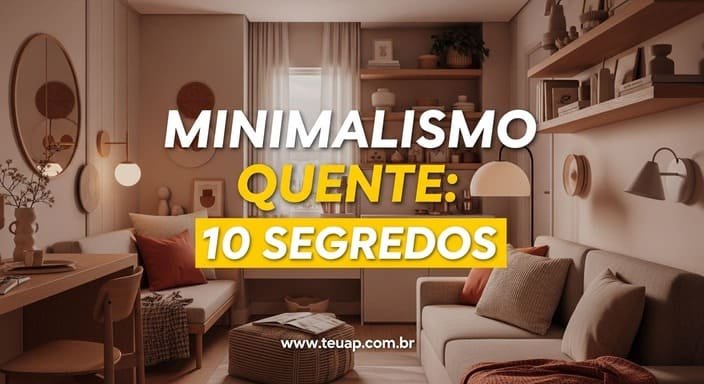 10 Segredos do Minimalismo Quente que Vão Transformar Seu Apartamento em um Lar Acolhedo