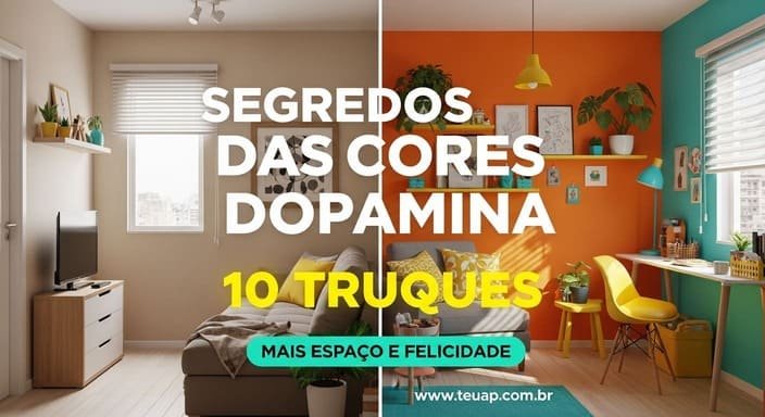 Segredos das Cores Dopamina: 10 Truques para Mais Espaço e Felicidade em Casas Compactas