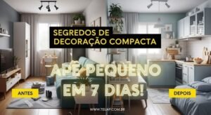 Segredos de Decoração Compacta: Transforme Seu Apê Pequeno em 7 Dias