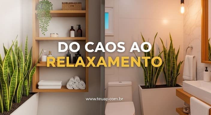 Do Caos ao Relaxamento: A Transformação Irresistível do seu Banheiro em 10 Passos