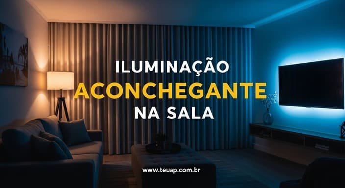 Iluminação Aconchegante na Sala: 10 ideias de mood lighting para deixar a sala mais bonita