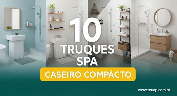 10 Truques para Banheiro Spa Caseiro Compacto