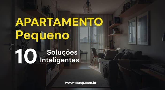 Como Organizar e Decorar Apartamento Pequeno com 10 Soluções Inteligentes