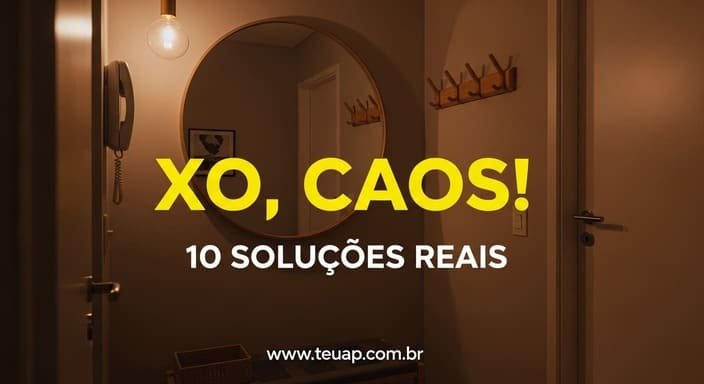 Hall de Entrada Compacto: 10 Soluções para Acabar com a Zona de Caos