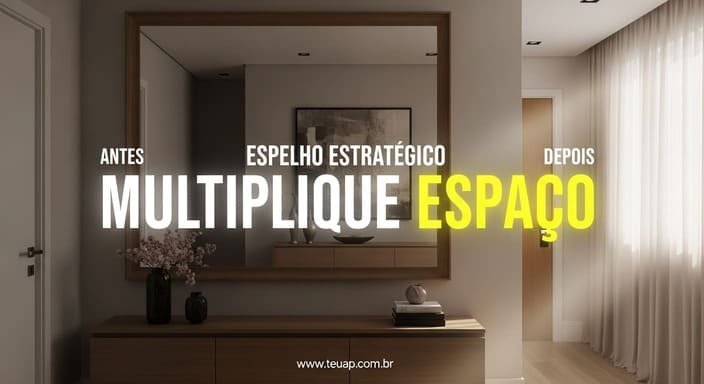 Espelho Estratégico: Multiplique Espaço e Luz Natural
