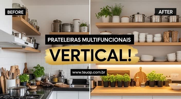 Prateleiras Multifuncionais: Maximize o Vertical