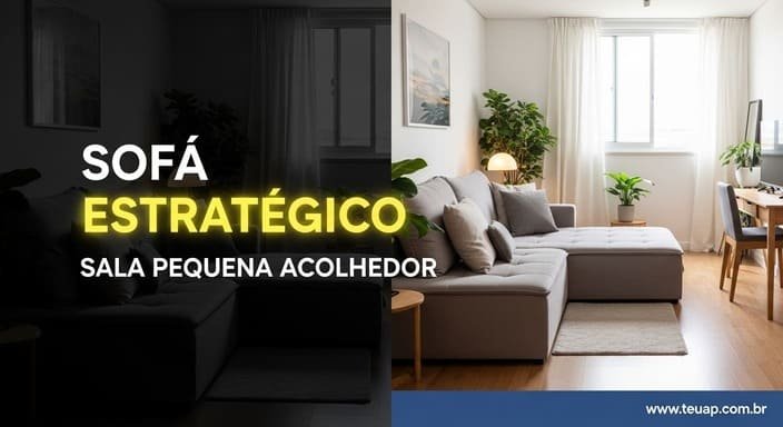 Posicione o Sofá de Forma Estratégica
