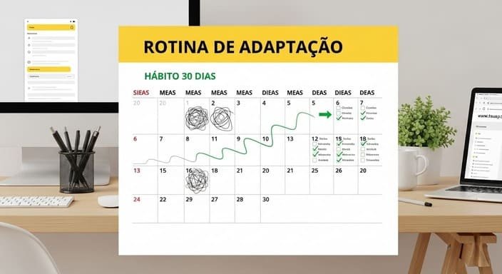 Rotina de Adaptação: O Hábito dos 30 Dias