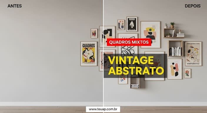 Quadros Mixtos (Vintage Abstrato)