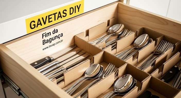 Gavetas com Separadores DIY