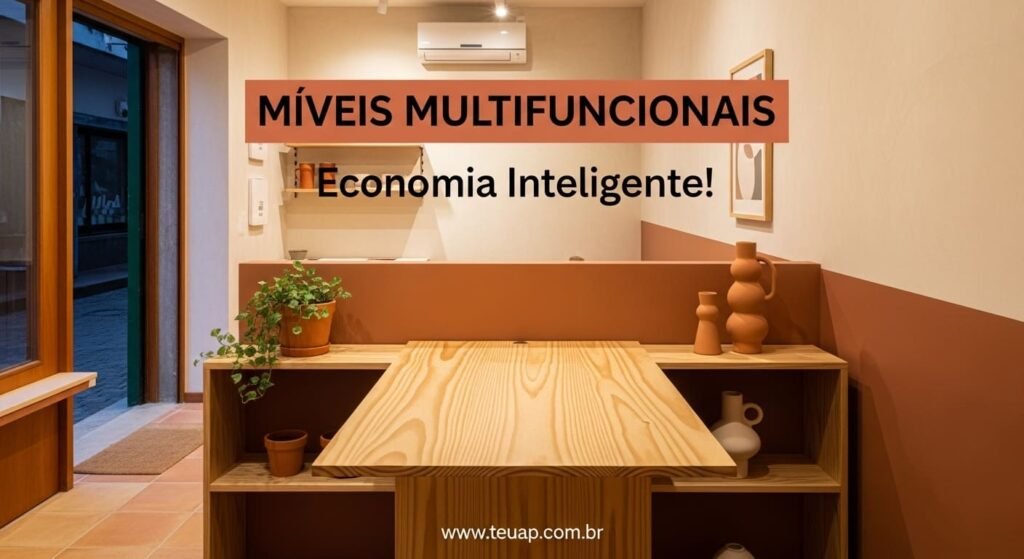 Móveis Multifuncionais: Economia de Espaço Inteligente
