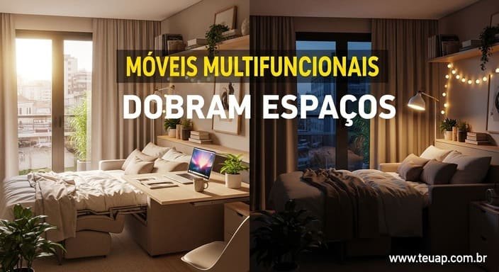 Móveis Multifuncionais: Dobrando Espaços com Inteligência