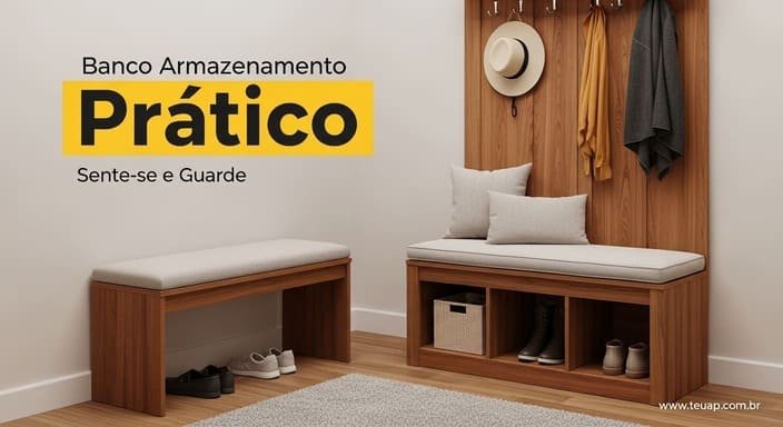 Banco com Armazenamento