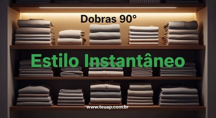 Dobras Uniformes em 90 Graus